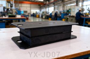 Rubber shock absorber pads