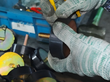 Tensile Mode of Rubber Shock Absorbers