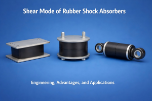 Shear Mode of Rubber Shock Absorbers