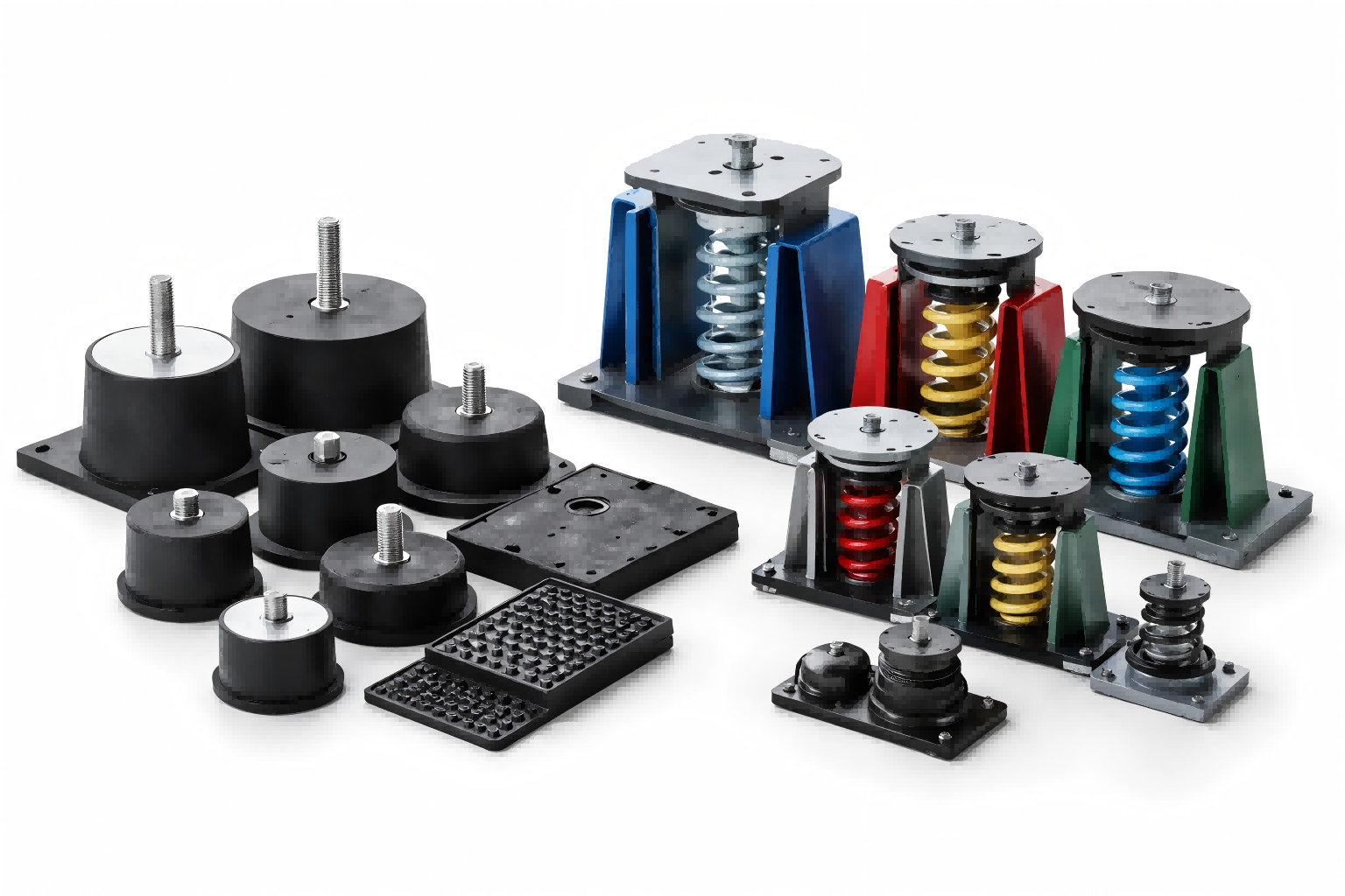 Rubber vs Spring Vibration Isolators