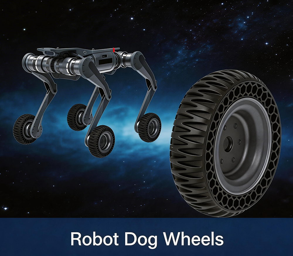 robot dog wheel 4 robot dog wheel