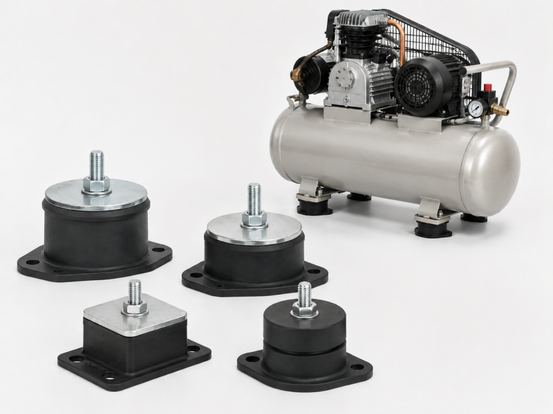 Rubber Isolator Mounts for Air Compressor