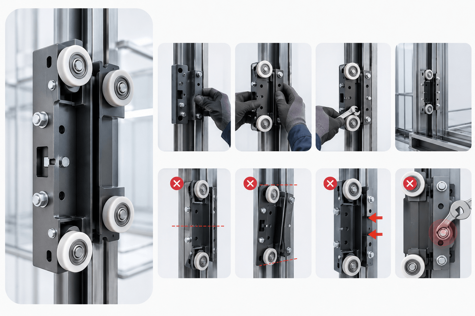 Roller Guide Shoe Elevator