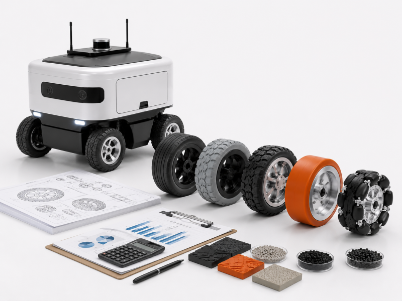 OEM Rubber Wheels for Robot Cars