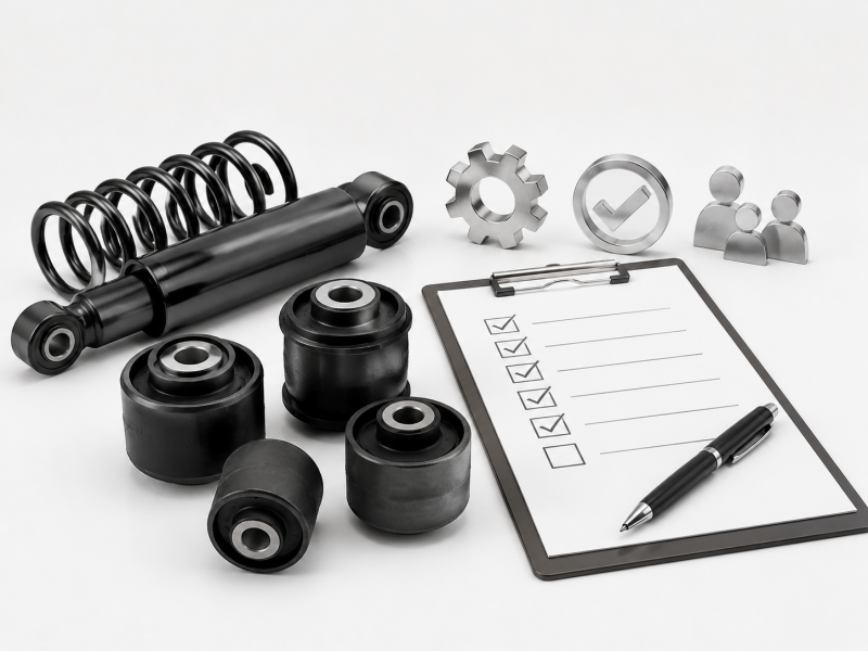 Rubber Bushings Suspension Manufacturing